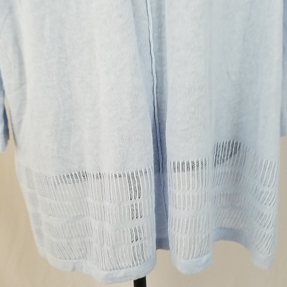 Rachel Zoe L linen blend lightweight sweater - Picture 6 of 7